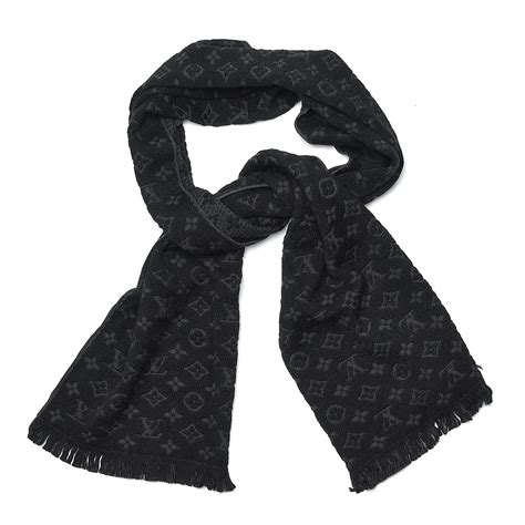 scarf louis vuitton|louis vuitton scarf women's black.